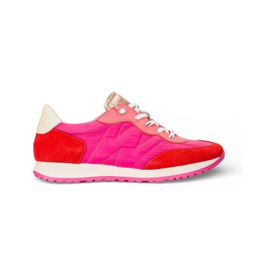 Wonders pour femme. A-4802 Towanda02 Baskets en cuir rose (38), Plat, Lacets, Casuel - Publicité Wonders pour femme. A-4802 Towanda02 Baskets en cuir rose (38), Plat, Lacets, Casuel - Publicité