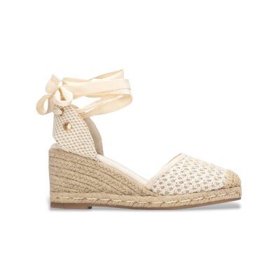 Xti pour femme. 14534001-HIELO Espadrilles 145340 blanc cassé (38), Tissu, 5 à 8 cm, Lacets, Casuel, Sport - Publicité Xti pour femme. 14534001-HIELO Espadrilles 145340 blanc cassé (38), Tissu, 5 à 8 cm, Lacets, Casuel, Sport - Publicité