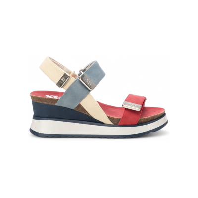 Xti pour femme. 14282203-NAVY Sandales 142822 multicolores (41), 5 à 8 cm, Velcro, Casuel - Publicité Xti pour femme. 14282203-NAVY Sandales 142822 multicolores (41), 5 à 8 cm, Velcro, Casuel - Publicité