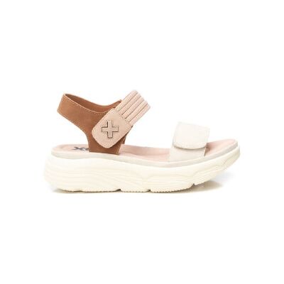Xti pour femme. 14398604-BEIGE Sandales 143986 beige (38), 3 à 5 cm, Velcro, Casuel - Publicité Xti pour femme. 14398604-BEIGE Sandales 143986 beige (38), 3 à 5 cm, Velcro, Casuel - Publicité