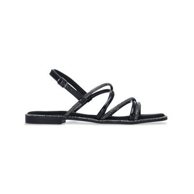 Xti pour femme. 14510603-NEGRO Sandales 145106 noir (38), Plat, Boucle, Casuel, Fête, Sport - Publicité Xti pour femme. 14510603-NEGRO Sandales 145106 noir (38), Plat, Boucle, Casuel, Fête, Sport - Publicité