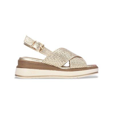 Xti pour femme. 14525201-ORO Sandales 145252 or (35), Doré, Tissu, 3 à 5 cm, Boucle, Casuel, Sport - Publicité Xti pour femme. 14525201-ORO Sandales 145252 or (35), Doré, Tissu, 3 à 5 cm, Boucle, Casuel, Sport - Publicité