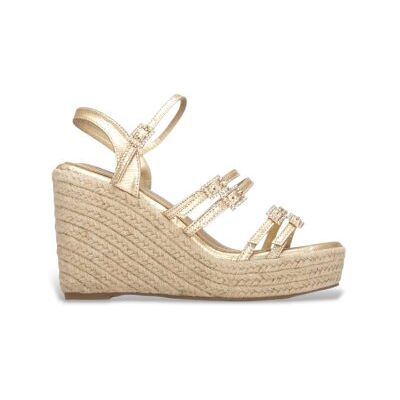 Xti pour femme. 14542302-ORO Sandales 145423 or (36), Doré, 8 à 10 cm, Boucle, Casuel, Fête, Sport - Publicité Xti pour femme. 14542302-ORO Sandales 145423 or (36), Doré, 8 à 10 cm, Boucle, Casuel, Fête, Sport - Publicité