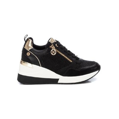 Xti pour femme. 14371701-NEGRO Formateurs 143717 noir (37), 5 à 8 cm, Lacets, Fermeture éclair, Casuel - Publicité Xti pour femme. 14371701-NEGRO Formateurs 143717 noir (37), 5 à 8 cm, Lacets, Fermeture éclair, Casuel - Publicité