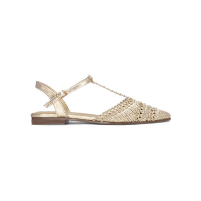 Xti pour femme. 14513601-ORO Chaussures 145136 or (35), Doré, Plat, Boucle, Casuel, Fête - Publicité Xti pour femme. 14513601-ORO Chaussures 145136 or (35), Doré, Plat, Boucle, Casuel, Fête - Publicité
