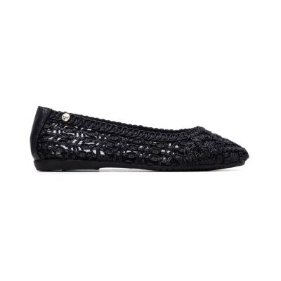 Xti pour femme. 14537202-NEGRO Ballerines 145372 noir (37), Tissu, Plat, Aucun, Casuel - Publicité Xti pour femme. 14537202-NEGRO Ballerines 145372 noir (37), Tissu, Plat, Aucun, Casuel - Publicité