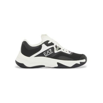 EA7 unisex. X8X248_XK445 Baskets Hard black (40), Noir, Plat, Lacets, Casuel, Sport, Tennis/Padel, Multisport - Publicité EA7 unisex. X8X248_XK445 Baskets Hard black (40), Noir, Plat, Lacets, Casuel, Sport, Tennis/Padel, Multisport - Publicité