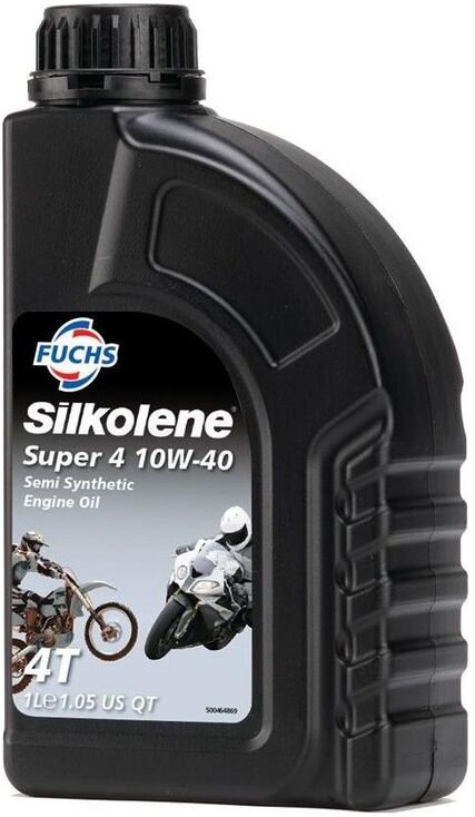 Huile moteur Silkolene Super 4 10W40 4 temps 1L