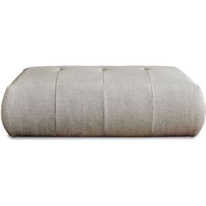 Lisa Design Onyx pouf modulable en tissu Gris clair