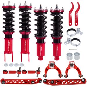 Maxpeedingrods Amortisseurs Combinés Filetés compatible pour Honda Civic 96-00 EJ EK EM +Bras de Suspension - Publicité Maxpeedingrods Amortisseurs Combinés Filetés compatible pour Honda Civic 96-00 EJ EK EM +Bras de Suspension - Publicité