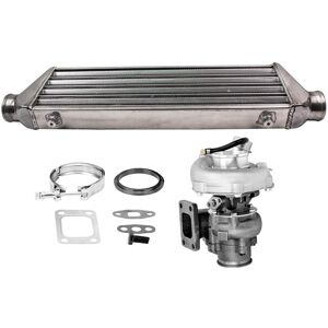 Maxpeedingrods T04E TurboCharger Kit 400+HP Stage III Wastegate+ 27x7x2.5 Intercooler V-Band - Publicité Maxpeedingrods T04E TurboCharger Kit 400+HP Stage III Wastegate+ 27x7x2.5 Intercooler V-Band - Publicité