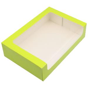 CSJ EMBALLAGES Boîte verte pour 25 macarons en carton