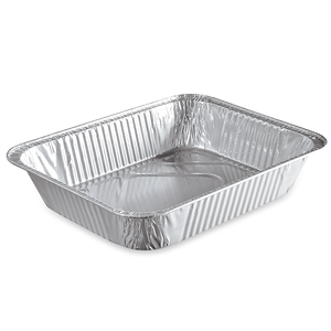 CSJ EMBALLAGES 100 plats gastronomes jetables aluminium 3600ml