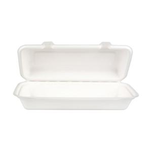 CSJ EMBALLAGES 50 boîtes panini en bagasse biodegradables 290 x 140 x 60 mm