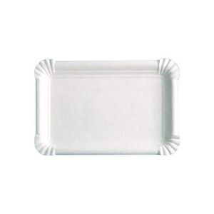 CSJ EMBALLAGES 250 plateaux snacks jetables carton 13 x 20 cm