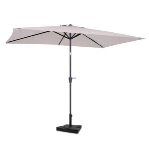 Parasol Rapallo 200x300cm - Premium parasol - Beige   Pied en béton inclus 20 kg - Publicité