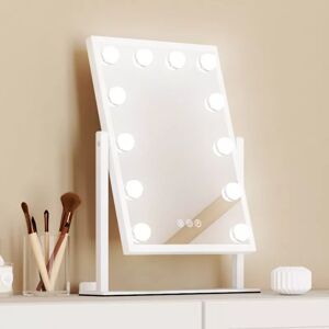 IDMarket Miroir de maquillage lumineux avec LED a poser