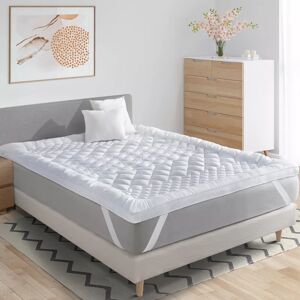 IDMarket Surmatelas 140x190 cm 7 zones de confort moelleux