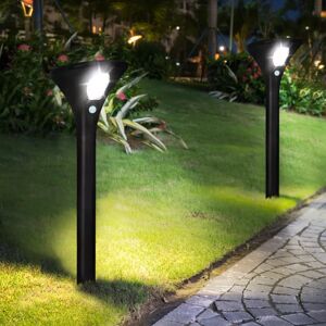 IDMarket Pack de 2 lampes LED Solaire