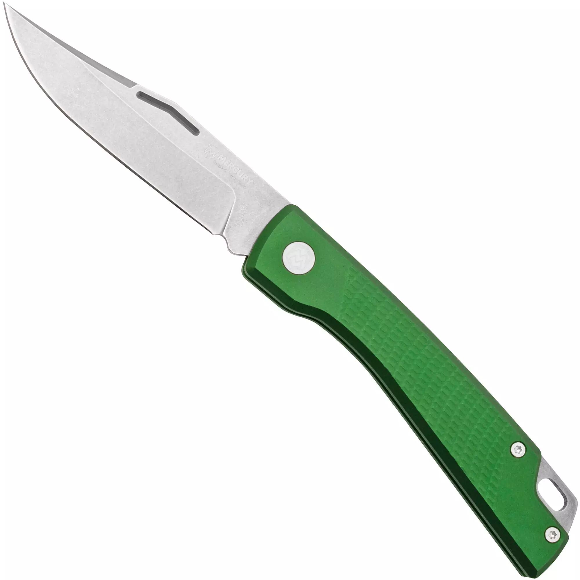 Mercury Luc 9LUCEXSWALV-C, Elmax, aluminium vert, couteau de poche
