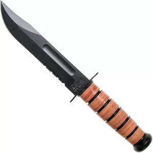 KA-BAR U.S. Army Knife 1219 couteau à lame fixe partiellement dentelé, étui en cuir - Publicité