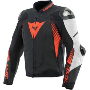 DAINESE BLOUSON SUPER SPEED 4 PERFORE - 44 - DAINESE BLOUSON SUPER SPEED 4 PERFORE - NOIR MAT/BLANC/ROUGE FLUO