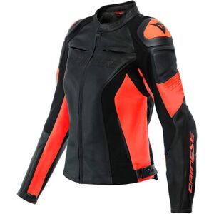 DAINESE BLOUSON RACING 4 LADY - 52 - DAINESE BLOUSON RACING 4 LADY - NOIR/ROUGE FLUO