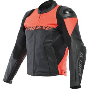 DAINESE BLOUSON RACING 4 PERFORE - 50 - DAINESE BLOUSON RACING 4 PERFORE - NOIR/ROUGE FLUO