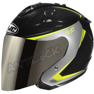 HJC CASQUE FG JET BALIN AVEC VISIeRE MIROIR IRIDIUM - S - FG-JET BALIN - MC3H VMI