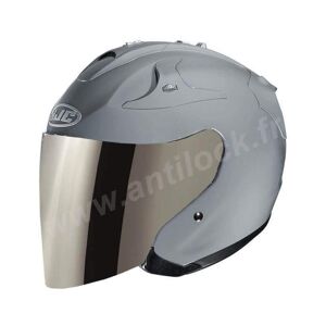 HJC CASQUE FG JET GRIS NARDO AVEC VISIèRE MIROIR IRIDIUM