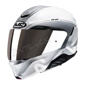 HJC CASQUE MODULABLE RPHA 91 COMBUST AVEC VISIèRE MIROIR IRIDIUM