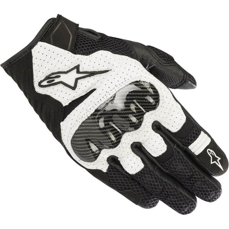 ALPINESTARS GANTS SMX-1 AIR V2 - M - ALPINESTARS GANTS SMX-1 AIR V2 - NOIR/BLANC