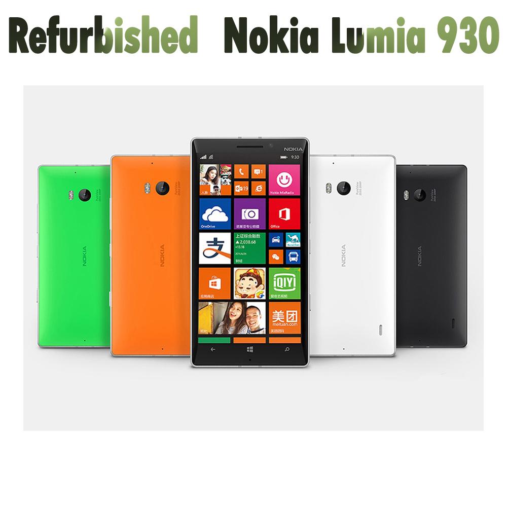 Nokia reconditionné d origine Nokia Lumia 930 débloqué d origine 3G GSM WIFI GPS 8MP 16GB mémoire téléphone portable