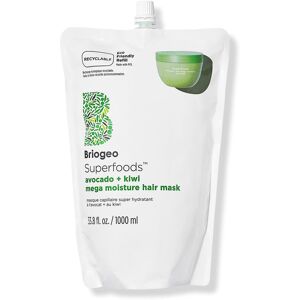 Briogeo Superfoods Masque capillaire méga hydratant avocat + kiwi 33,8 oz - Publicité