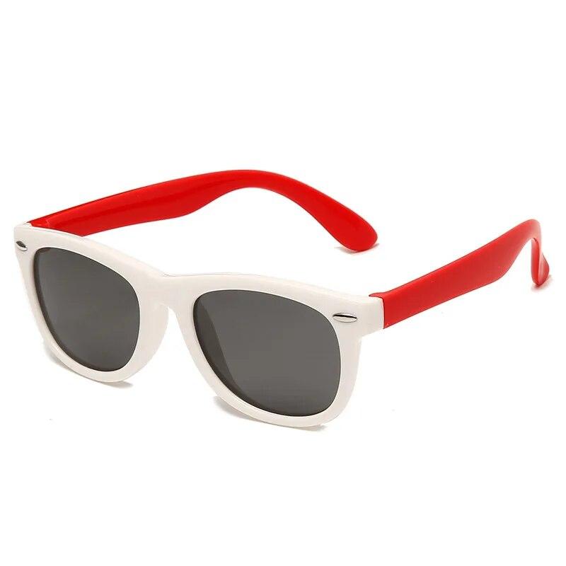 Fashion Baby Silicone Non-polarized Sunglasses UV400 Eyewear for Kids Goggles Sun Glasses AC Lens Safety Glasses Gift Children