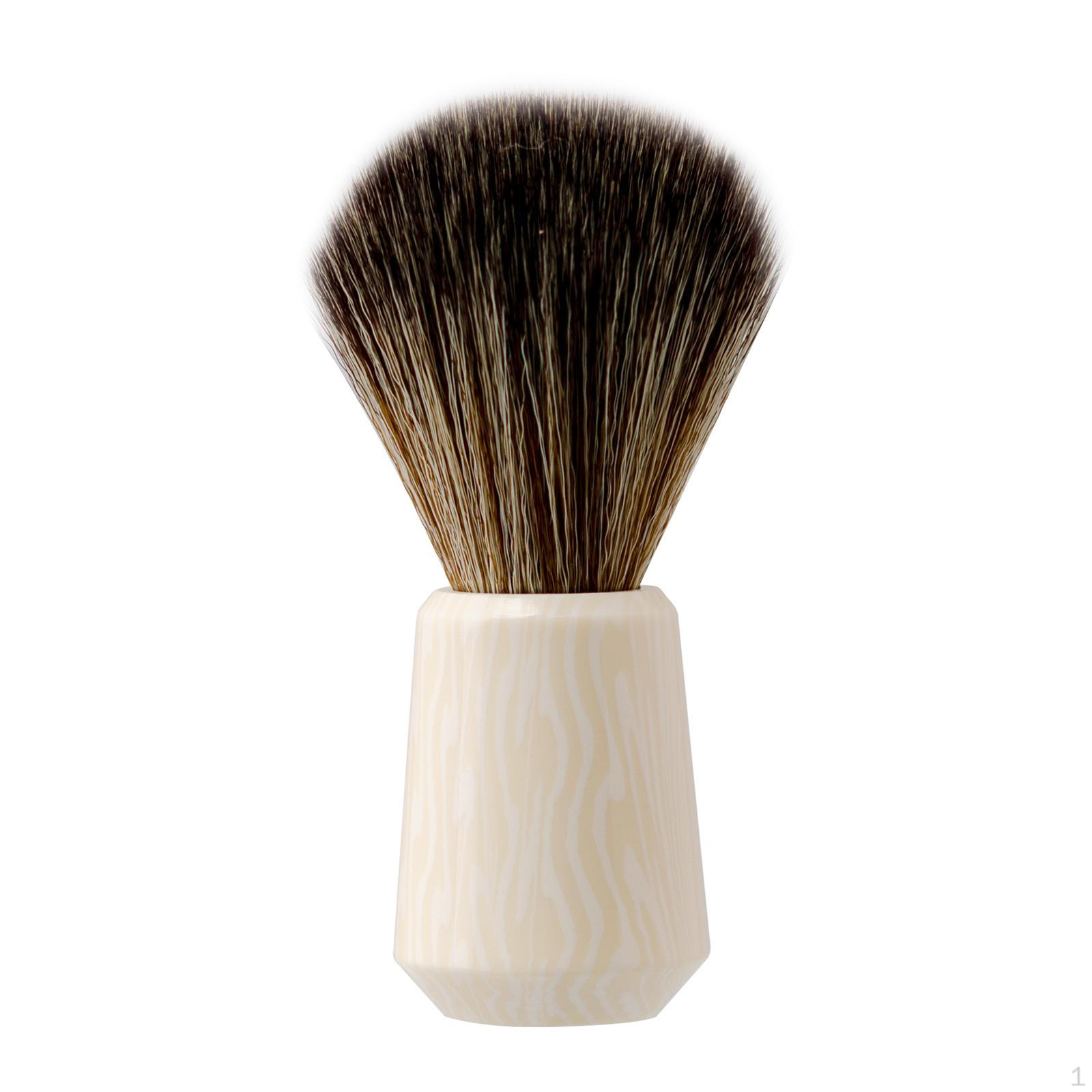 Cream Soap Brush for Father Husband Shaving Accessories Nylon Bristles Resin Handle Travel Barber