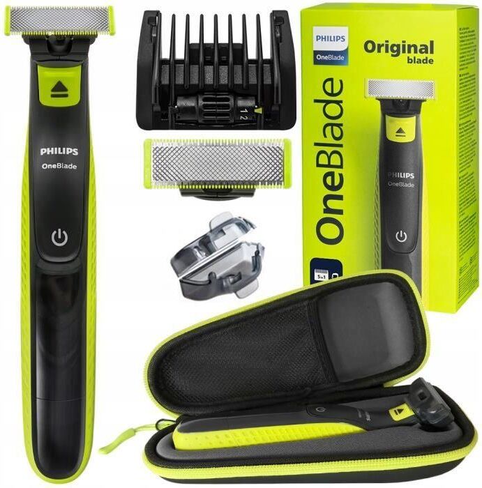 Phlips Oneblade QP2724/20 set de rasage avec étui à barbe