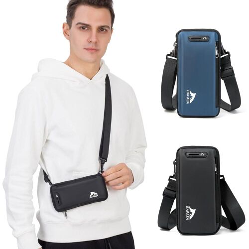 Sac de téléphone sac à main de téléphone sac à bandoulière taille pochette de téléphone adapté aux téléphones de 6,5 pouces