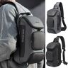 Chest Bag Men s Bag Crossbody Bag Men s Casual Shoulder Bag Business USB Shoulder Bag Men s Bag