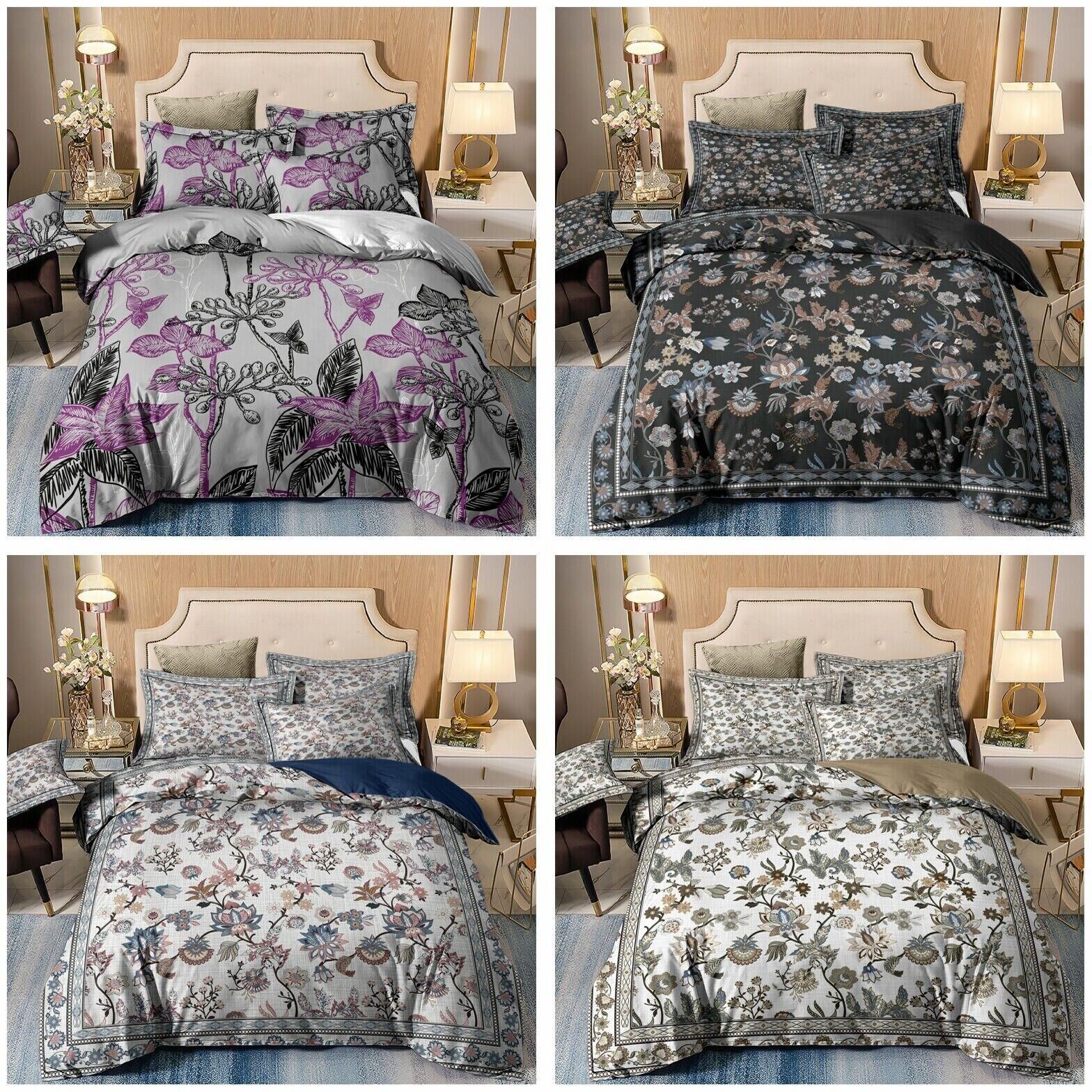 Painting Floral Queen/King Size Quilt Duvet Doona Cover Sets Bedding Pillowcases