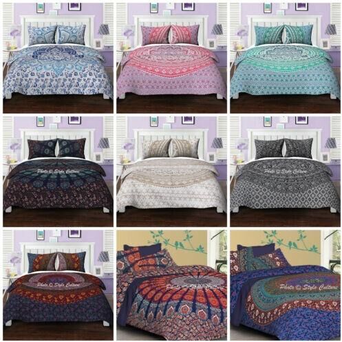 Indian Mandala Bedding Duvet/Doona/Quilt Cover Queen/King/Single Size Set Throw