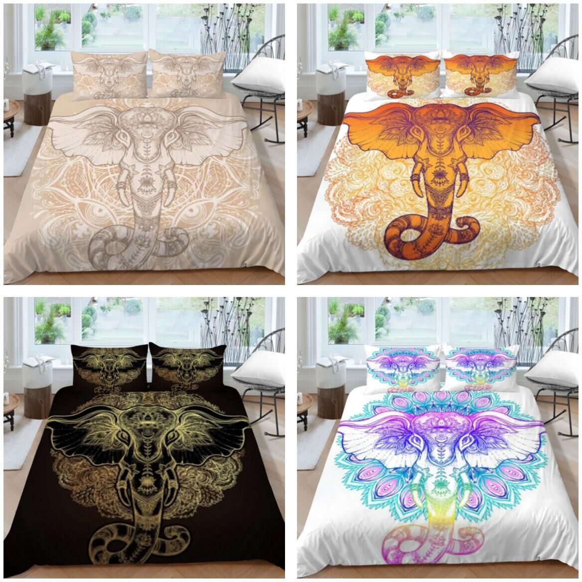 Bohemian Duvet Cover Boho Style Home Textiles Unqiue Design King Size Bedding Luxury Quilt Cover Highly Bed Sets