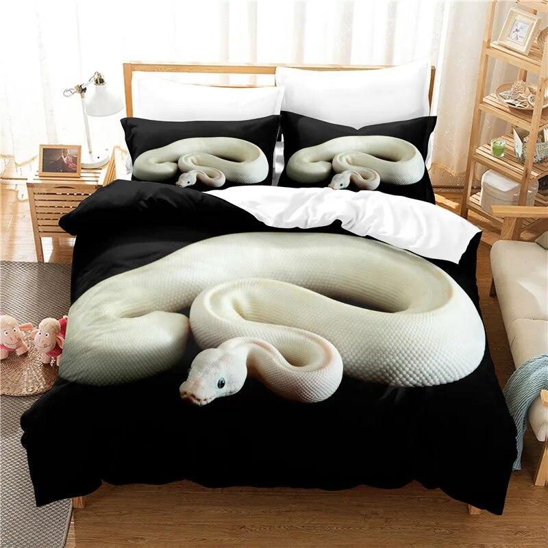 3d pattern Snake Bedding Set Duvet Cover Set Bedding Digital Printing Bed Linen Queen Size Bedding Set Fashion Design