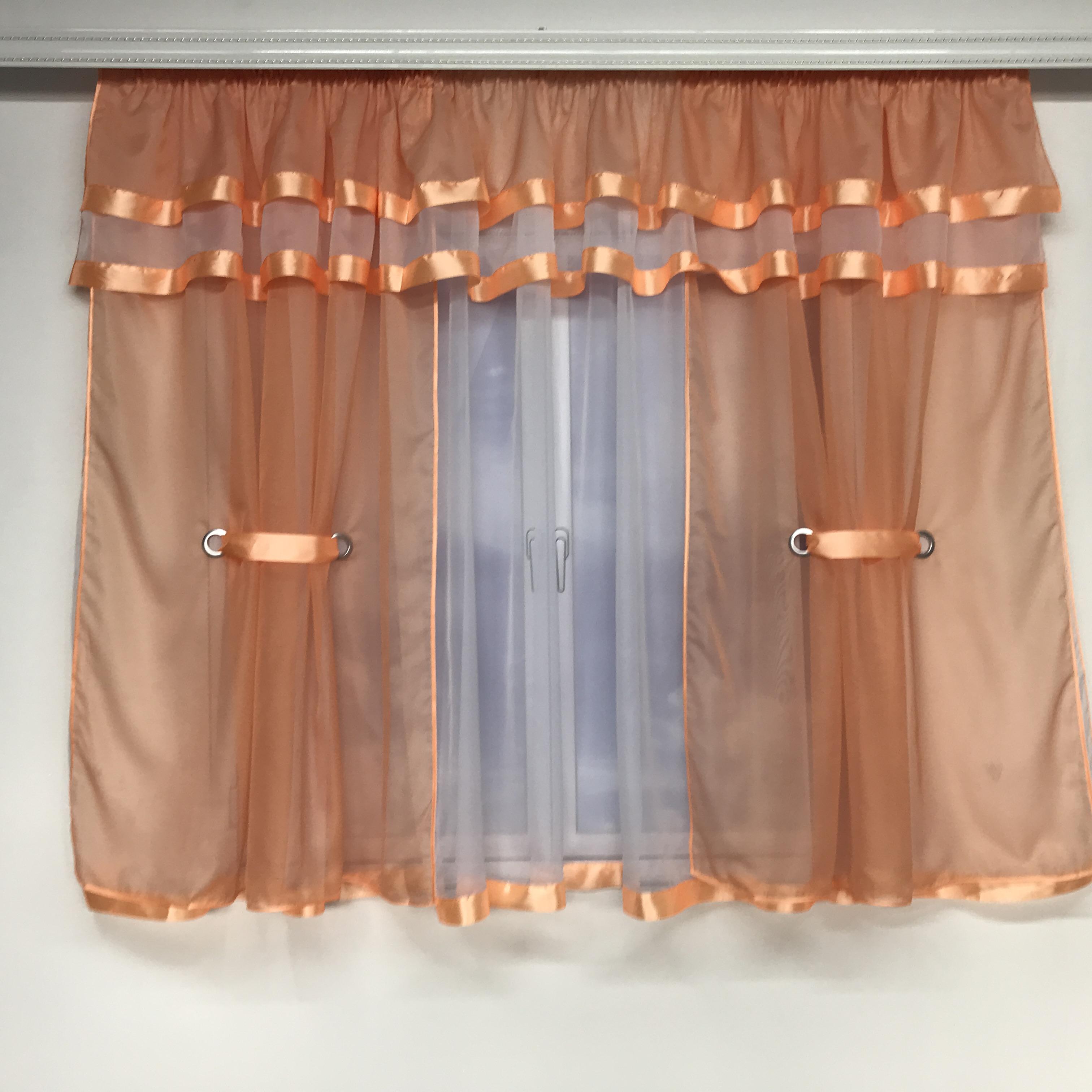 ALBO HOME TEXTILE Voile Rideau Jacquard Tulle Rideau Sheer Sheer Window Curtain Pour Salon Chambre ALBO 400x170 cm