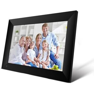 Cadre photo numérique P100 WiFi 10,1 pouces 16 Go Cadre photo électronique intelligent Contrôle par application Envoyer des photos Écran tactile vidéo push Panneau LCD IPS 800 x 1280 - Publicité