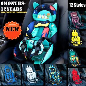 12 Styles respirant Portable dessin animé voiture enfant siège de sécurité bébé coussin de sécurité 6 mois-12 ans bébé 1 PC Kid Seat Cushion - Publicité