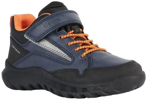 Geox Boys Simbyos Abx Waxed Leather Casual Shoes