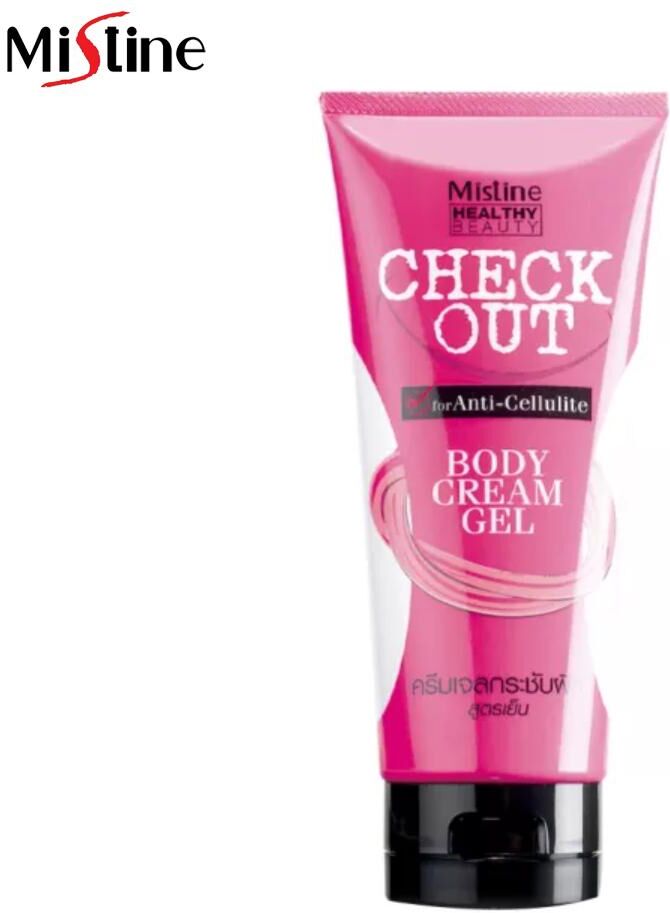 Mistine Healthy Beauty Check Out for Anti-Cellulite Body Cream Gel 150 ml (gel de modelage, gel de soin de la peau, produits de soin de la peau, gel corporel) - Thai Skin Care