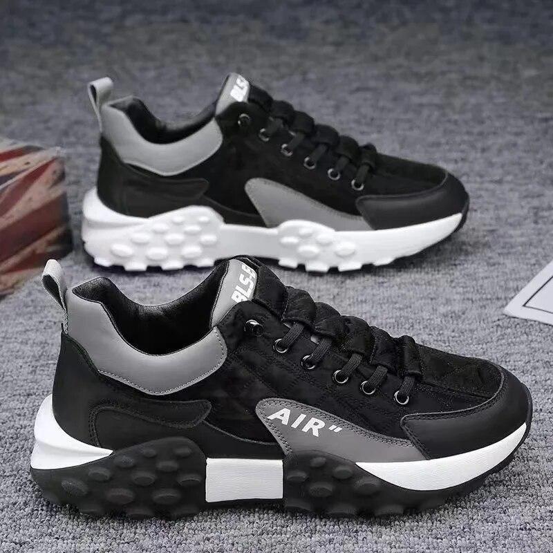 White Casual Sport Fashion Shoes Men Running Shoes Breathable Sneakers Wearable Rubber Sneakers Male Jogging Athletic Shoe Hombr