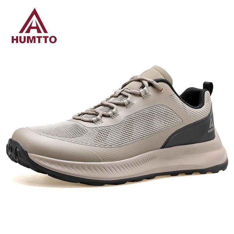 HUMTTO Running Shoes Breathable Luxury Designer Shoes for Men Cushioning Black Man Casual Sneakers Sports Jogging Mens Trainers